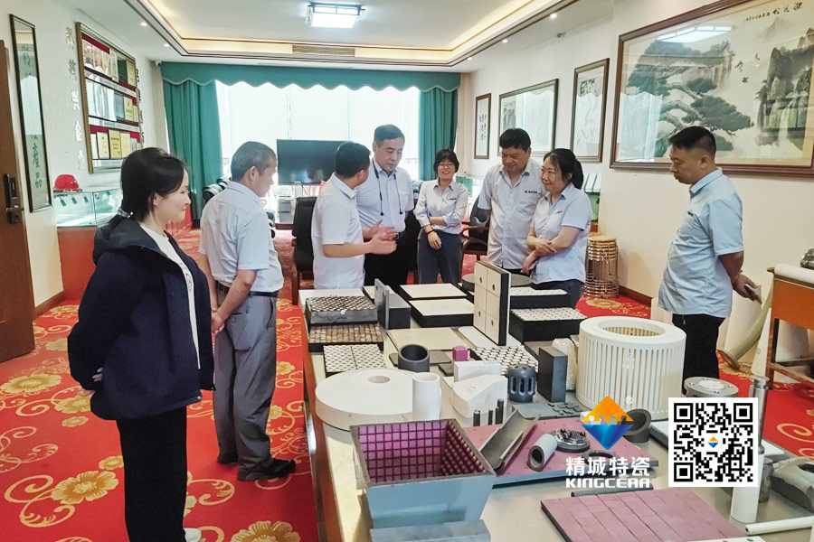 清华大学潘伟教授到访鸿运国际特瓷